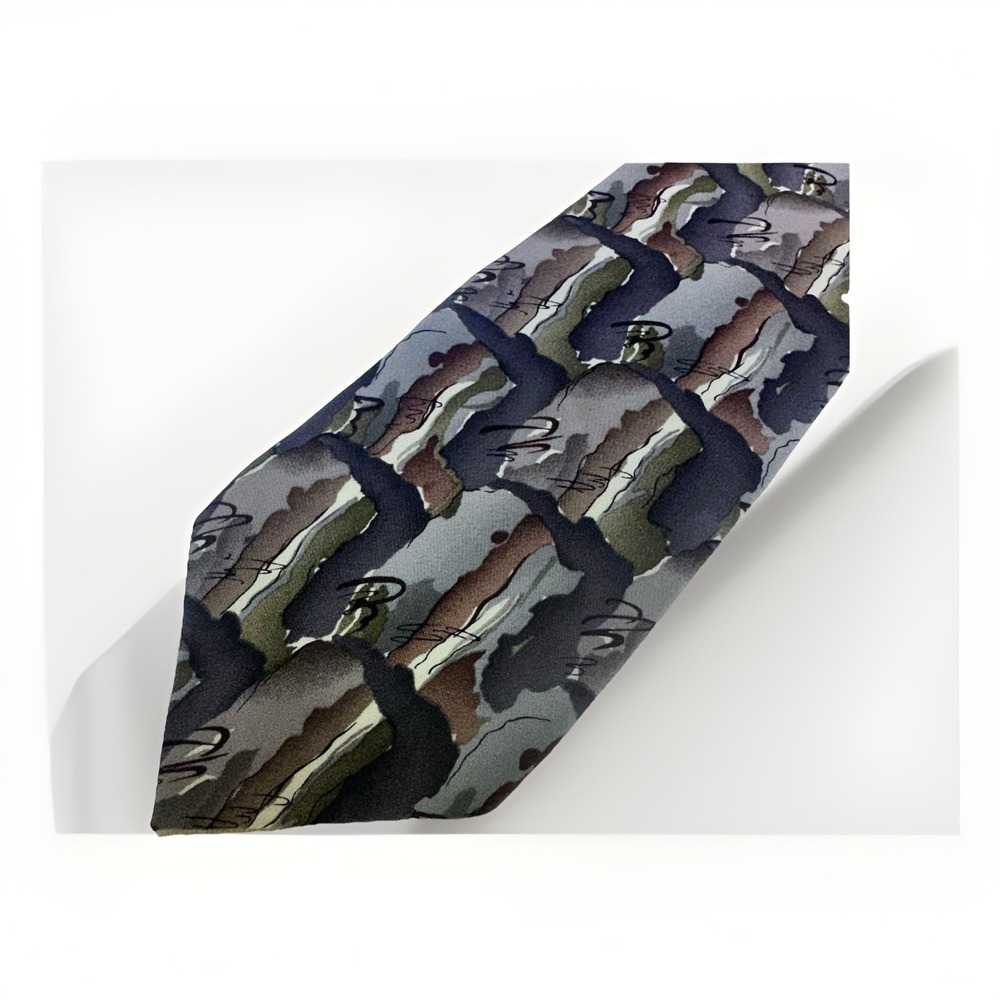 Jerry Garcia 100% Silk Tie Camo‎ Hand Sewn In The USA Vintage